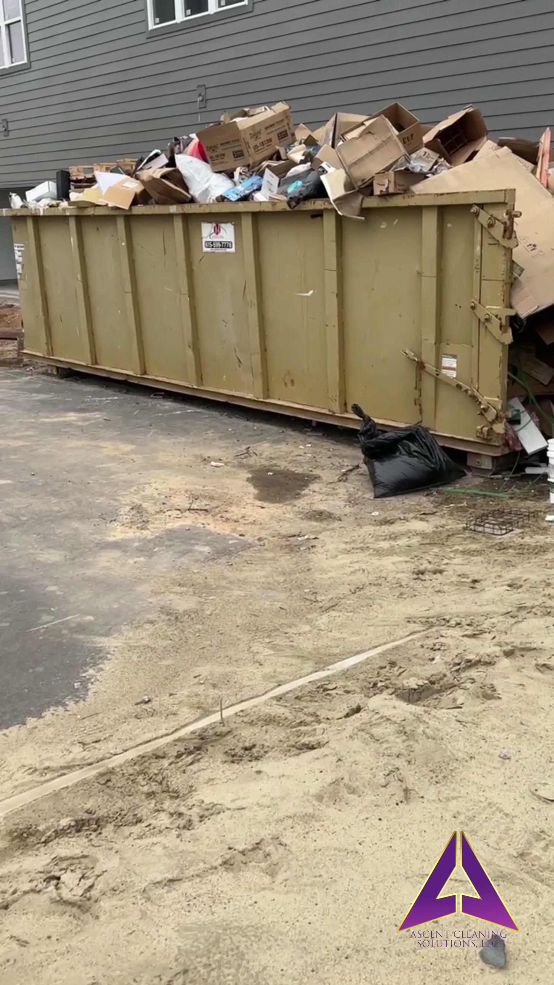 Post-construction debris removal at a Nashville commercial build by Ascent Cleaning Solutions